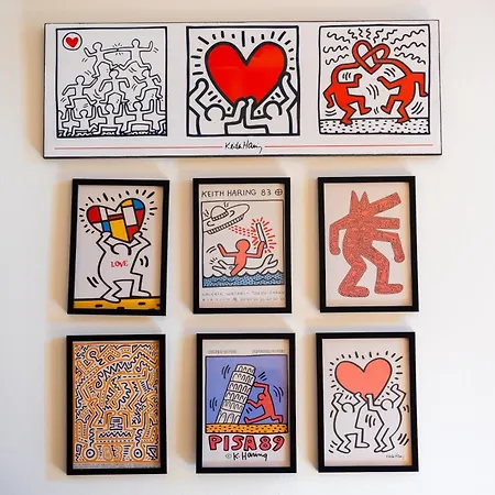 The Keith Haring - Private Bedroom Gasthuis Milaan